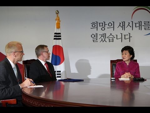 박근혜 대통령 당선인, 주한 EU...