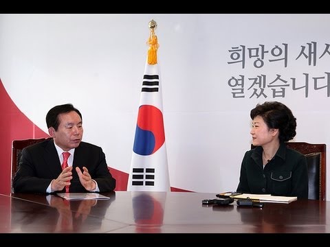 박근혜 대통령 당선인, 이인제 스...